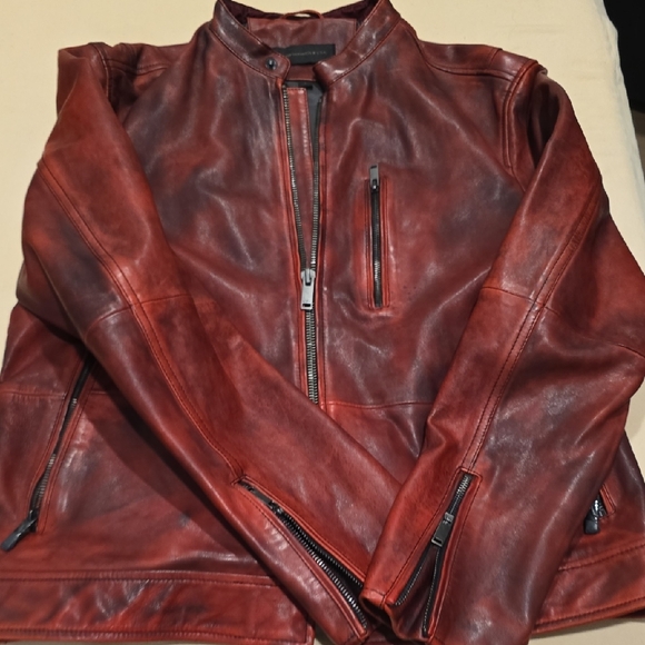 John Varvatos Men's Jacket in Rich Burgundy - Picture 2 of 4